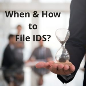 When & How to file IDS