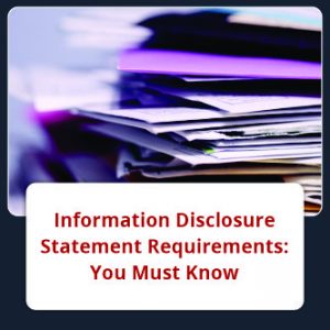 Information Disclosure Statement Requirements